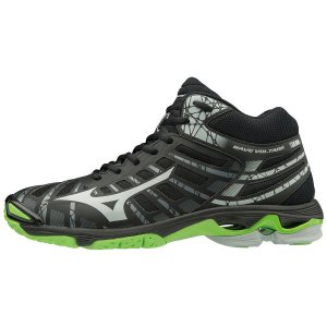 Pánské Volejbalové Boty Mizuno Wave Voltage Mid Černé